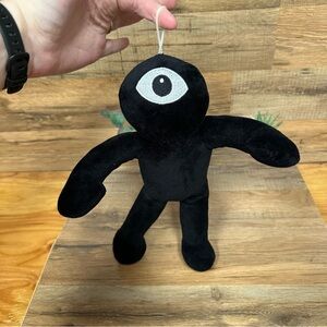 Rainbow Friends Black Plush Toy one eyeball scary plush friend